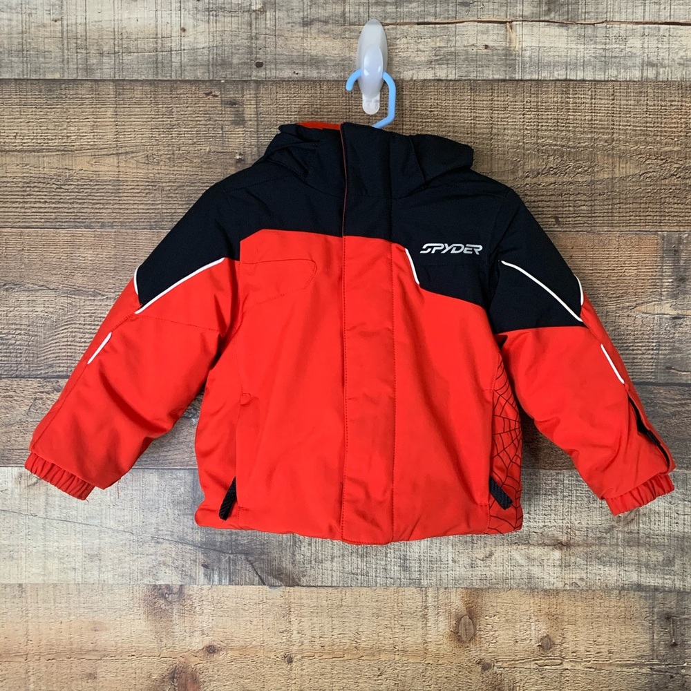 Spyder Small to Tall red ski snow jacket Size 2 2T